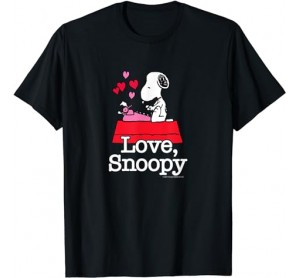 Peanuts - Valentines - Love, Snoopy T-Shirt